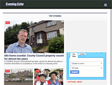 Tablet Screenshot of eveningecho.ie